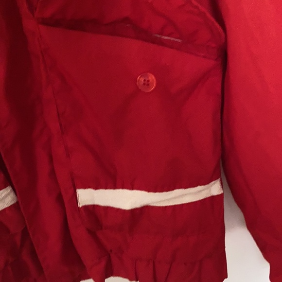 🐎🧶 Vintage 1990s “The Hunt Club” Men’s Size Medium Red Windbreaker 🪡💨 - Picture 4 of 7